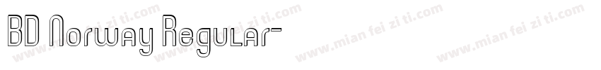 BD Norway Regular字体转换